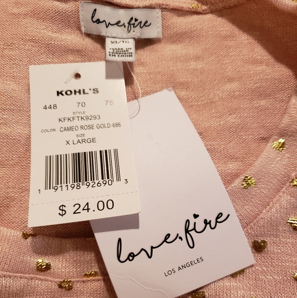 Love, fire junior's top XL - Picture 6 of 6